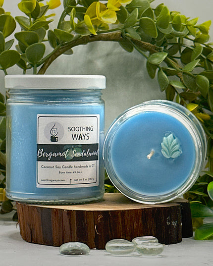 Bergamot and Sandalwood- 8 oz Candle