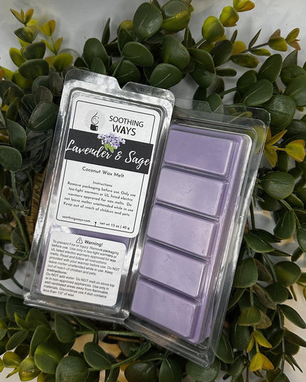 Lavender and Sage -Wax melt - Soothing Ways