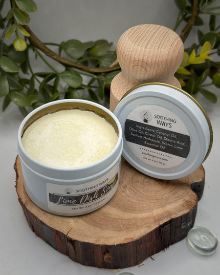 Natural Solid Dish Soap - 4 oz - Soothing Ways