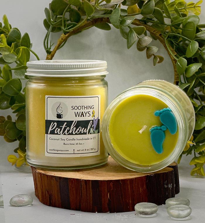 Patchouli - 8 oz Candle - Soothing Ways |Self Care Candles and Soothing Scents