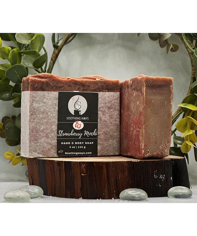 Strawberry Mochi - Artisan Soap - Soothing Ways