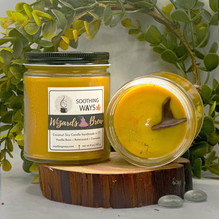 Wizard's Brew Candle - 8 oz - Soothing Ways |Self Care Candles and Soothing Scents